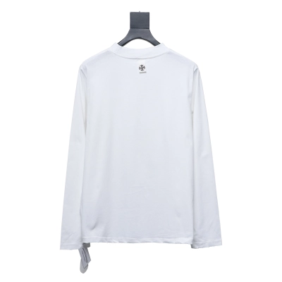 Chrome hearts hardware accessories long sleeve cross pendant T-shirt 1 02