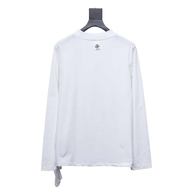  Chrome hearts hardware accessories long sleeve cross pendant T-shirt 1