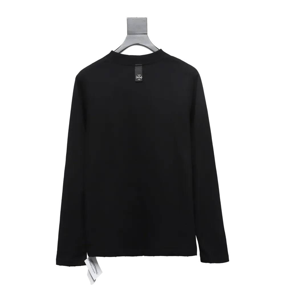 Chrome hearts hardware accessories long sleeve cross pendant T-shirt 2