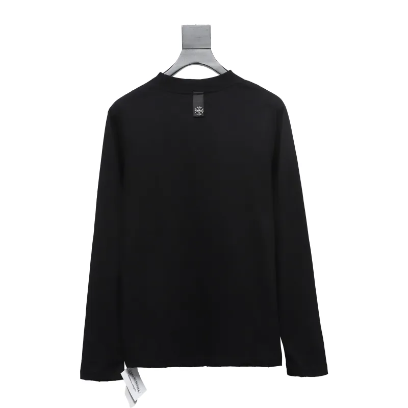  Chrome hearts hardware accessories long sleeve cross pendant T-shirt 2