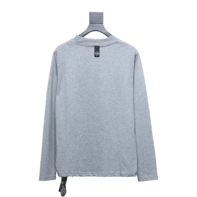  Chrome hearts hardware accessories long sleeve cross pendant T-shirt 3 02