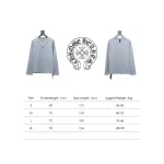  Chrome hearts hardware accessories long sleeve cross pendant T-shirt 3