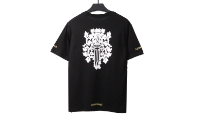 Chrome Hearts Holy Sword Print T-Shirts Black 02