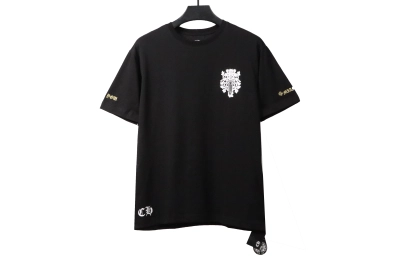 Chrome Hearts Holy Sword Print T-Shirts Black 01