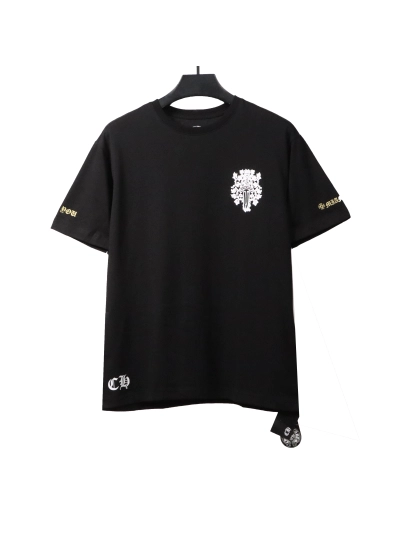 Chrome Hearts Holy Sword Print T-Shirts Black 01