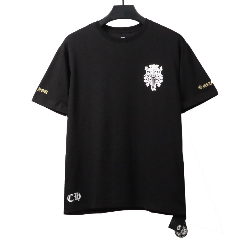  Chrome Hearts Holy Sword Print T-Shirts Black