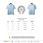  Chrome Hearts Holy Sword Print T-Shirts Blue