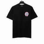  Chrome Hearts Horseshoe Foam Large Print T-Shirts Black