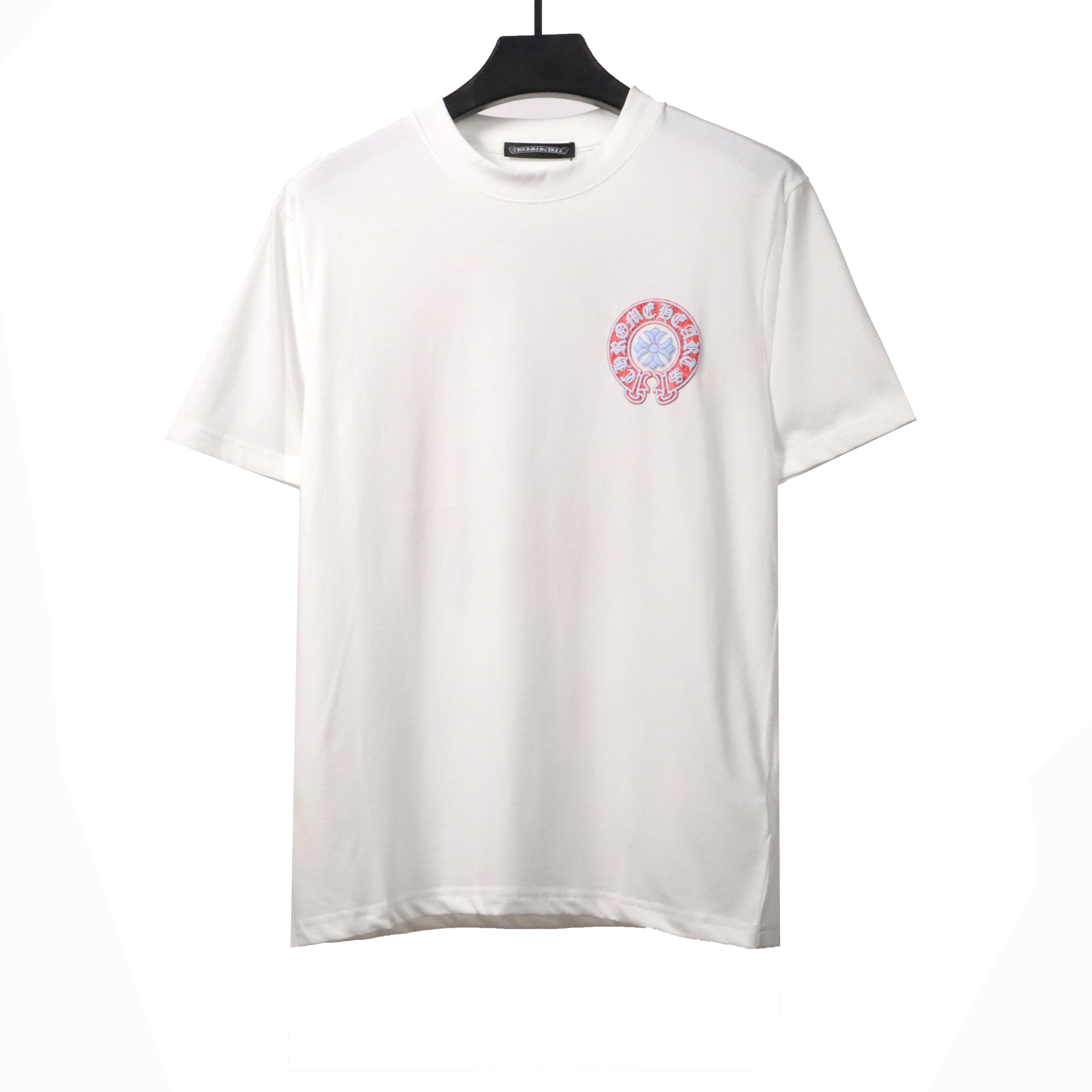 Chrome Hearts Horseshoe Foam Large Print T-Shirts White