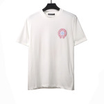 Chrome Hearts Horseshoe Foam Large Print T-Shirts White