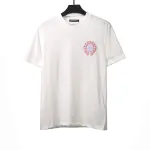 Chrome Hearts Horseshoe Foam Large Print T-Shirts White