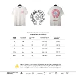  Chrome Hearts Horseshoe Foam Large Print T-Shirts White