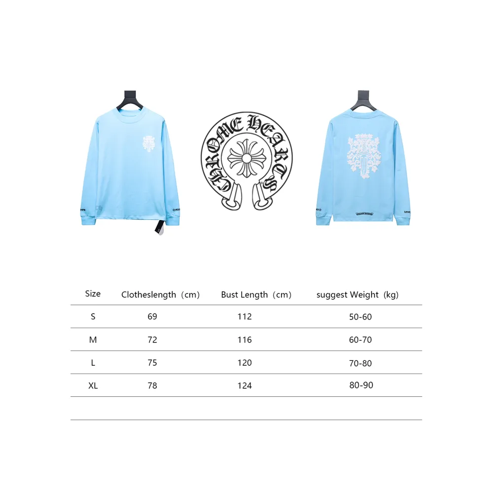 Chrome hearts Miami limited big sword T-shirt long sleeve