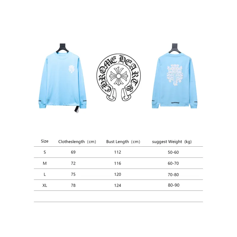  Chrome hearts Miami limited big sword T-shirt long sleeve