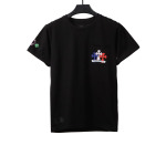 Chrome Hearts Rainbow Cross Print T-Shirts Black