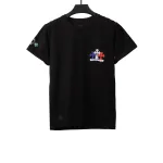  Chrome Hearts Rainbow Cross Print T-Shirts Black