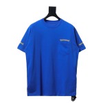  Chrome Hearts scroll banner dopamine color matching pocket T-shirt 1