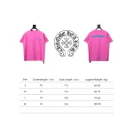  Chrome Hearts scroll banner dopamine color matching pocket T-shirt 2