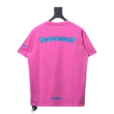 Chrome Hearts scroll banner dopamine color matching pocket T-shirt 2 02