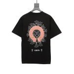  Chrome HeartsCH Sanskrit cross round T-Shirts T-shirt black