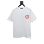  Chrome HeartsCH Sanskrit cross round T-Shirts T-shirt white