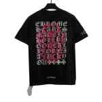  Chrome Hearts Back Holy Sword Overlap Print T-Shirts Black