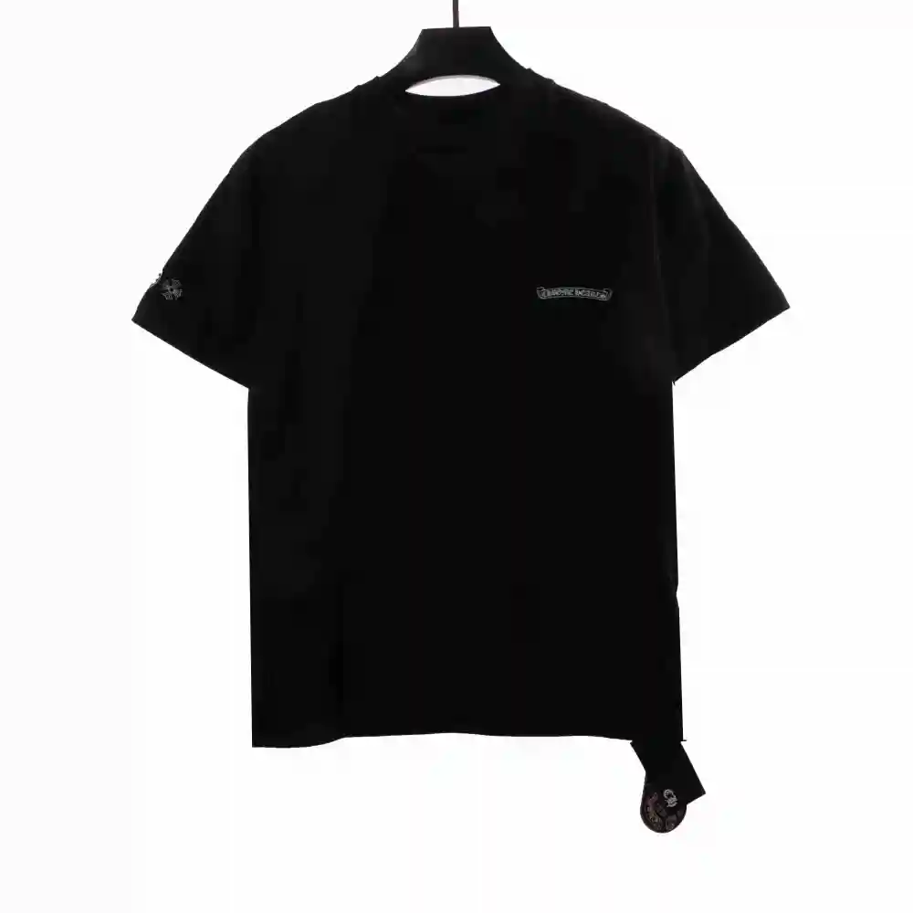  Chrome Hearts Back Holy Sword Overlap Print T-Shirts Black