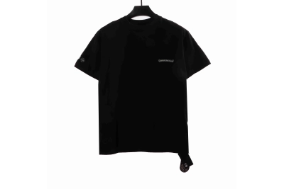 Chrome Hearts Back Holy Sword Overlap Print T-Shirts Black 01