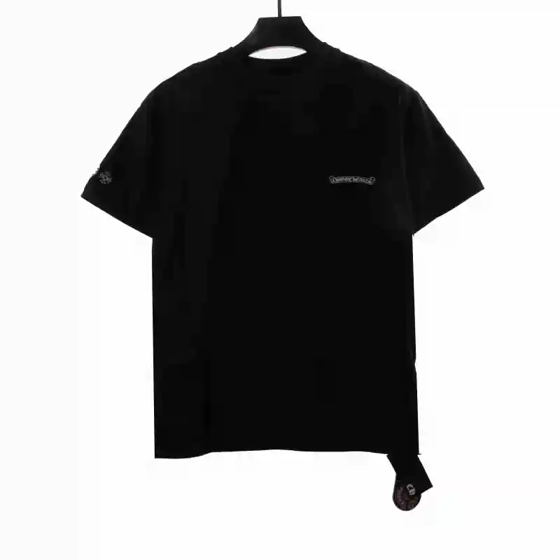  Chrome Hearts Back Holy Sword Overlap Print T-Shirts Black