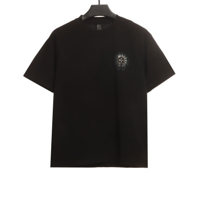 Chrome Hearts back silicone ghosting T-Shirts black 01