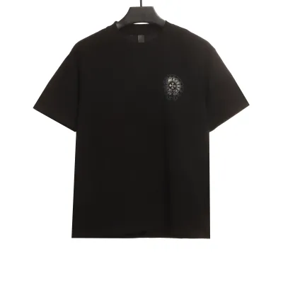Chrome Hearts back silicone ghosting T-Shirts black 01