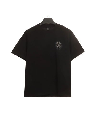Chrome Hearts back silicone ghosting T-Shirts black 01
