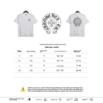  Chrome Hearts back silicone ghosting T-Shirts white
