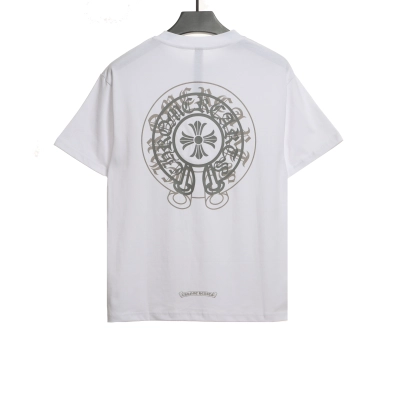 Chrome Hearts back silicone ghosting T-Shirts white 02
