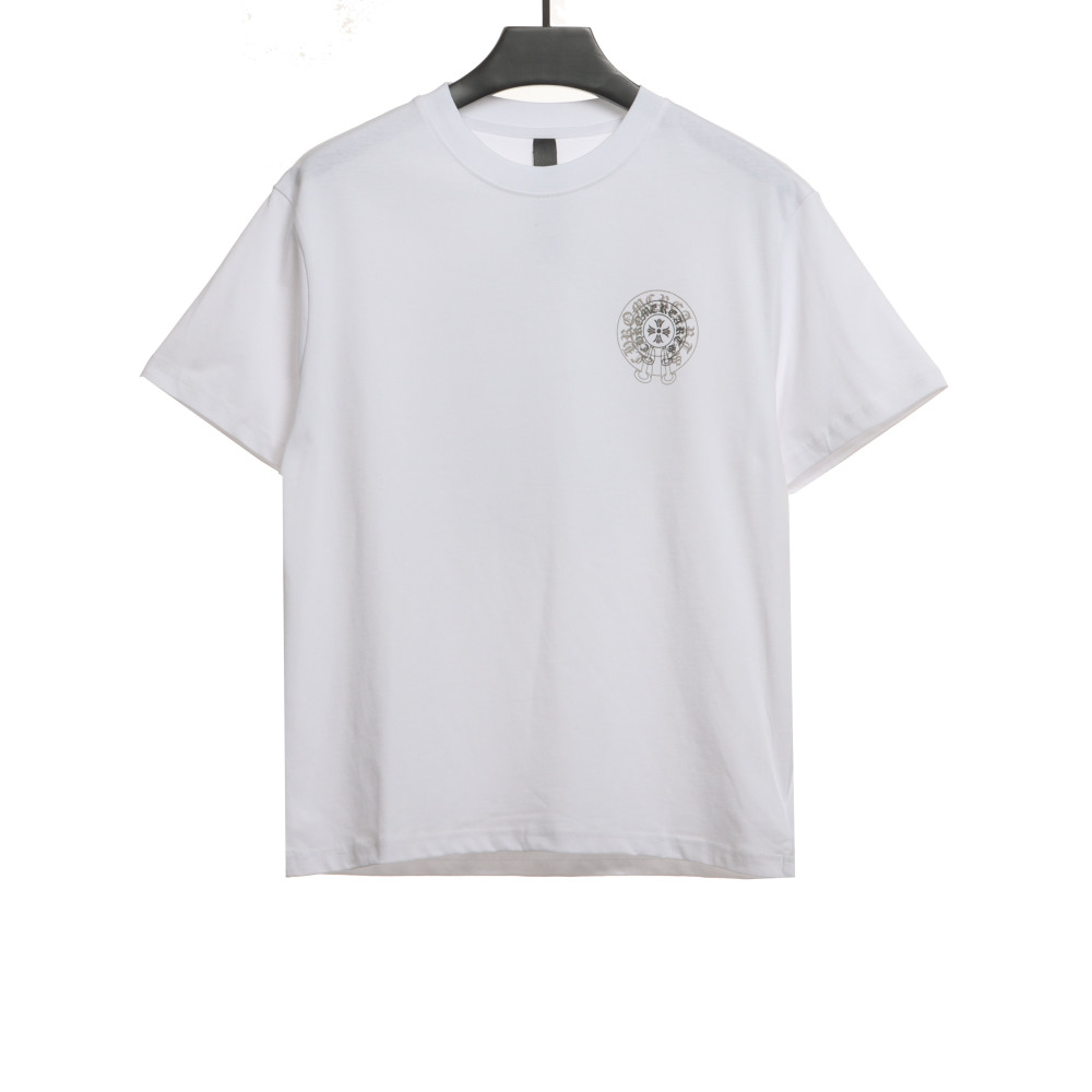 Chrome Hearts back silicone ghosting T-Shirts white