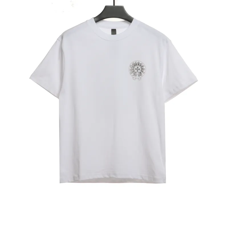  Chrome Hearts back silicone ghosting T-Shirts white