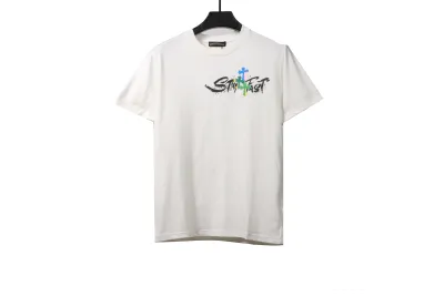 Chrome Hearts Chest Graffiti Signature T-Shirts White 01