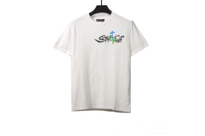 Chrome Hearts Chest Graffiti Signature T-Shirts White 01