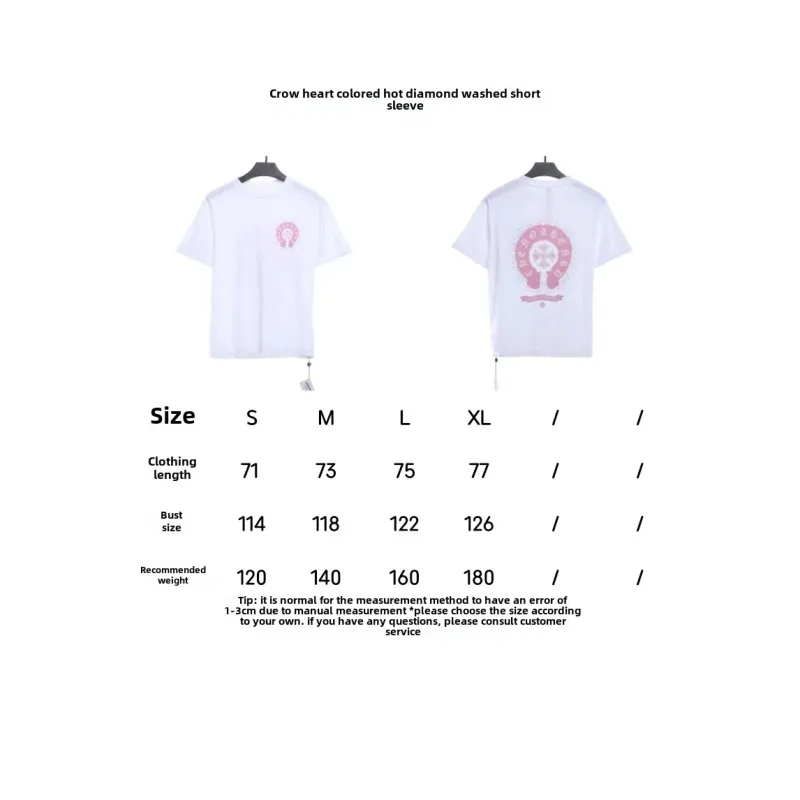  Chrome Hearts color hot diamond washed T-Shirts 1