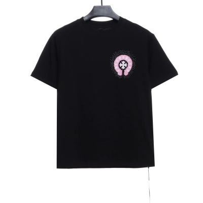 Chrome Hearts color hot diamond washed T-Shirts 3 01