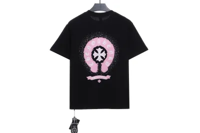 Chrome Hearts color hot diamond washed T-Shirts 3 02