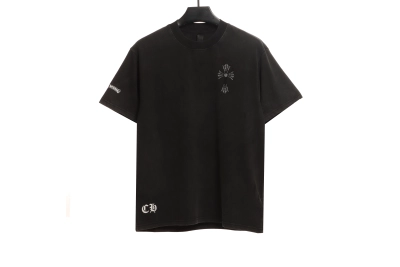 Chrome Hearts Colored Cross Hot Diamond T-Shirts 01