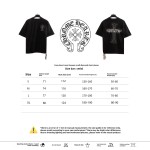  Chrome Hearts Cross Sanskrit Scroll Diamond Inlaid T-Shirts Black