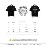  Chrome Hearts Cross Sanskrit Scroll Diamond Inlaid T-Shirts Black