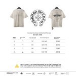 Chrome Hearts Cross Sanskrit Scroll Diamond Inlaid T-Shirts White