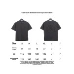 Chrome Hearts distressed cross logo T-Shirts