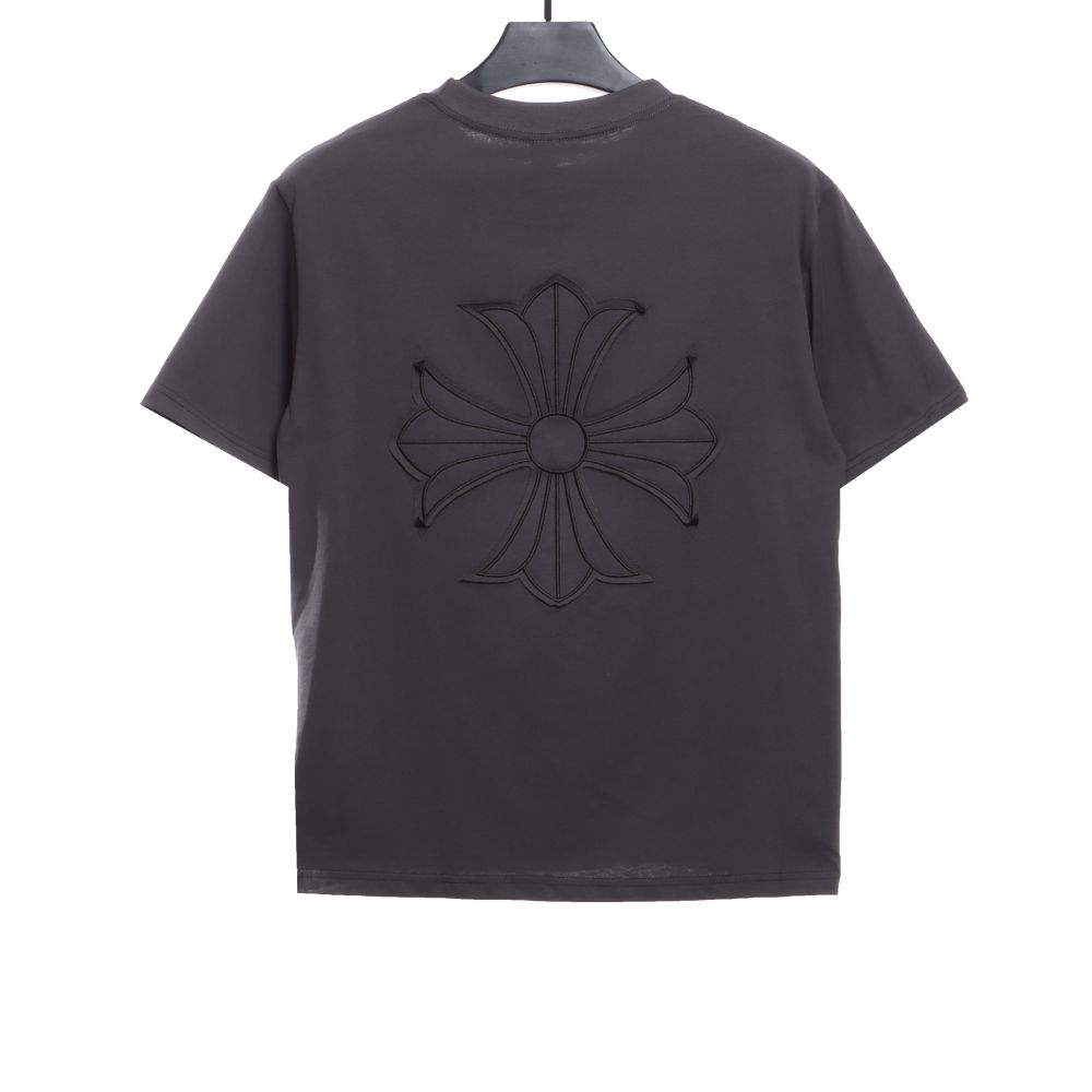 Chrome Hearts distressed cross logo T-Shirts