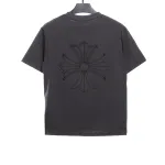 Chrome Hearts distressed cross logo T-Shirts