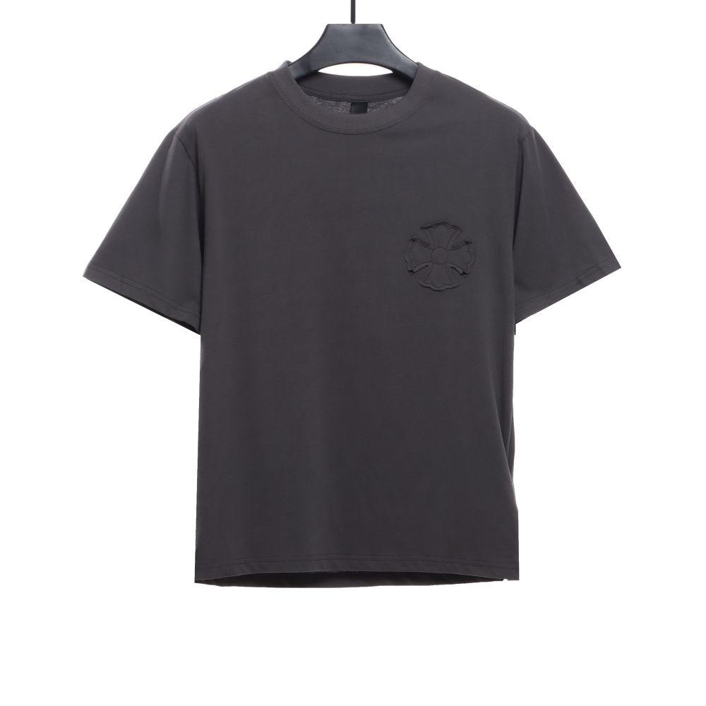Chrome Hearts distressed cross logo T-Shirts