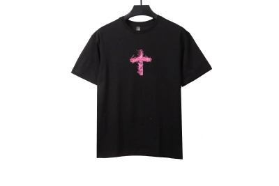 Chrome Hearts Flame Cross Print T-Shirts 01